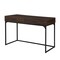 Contemporary Home Living 2-Drawer Computer Desk - 47.25" - Brown and Black